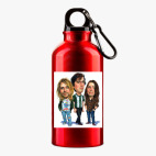 Металлическая бутылка 400 мл UV-DTF