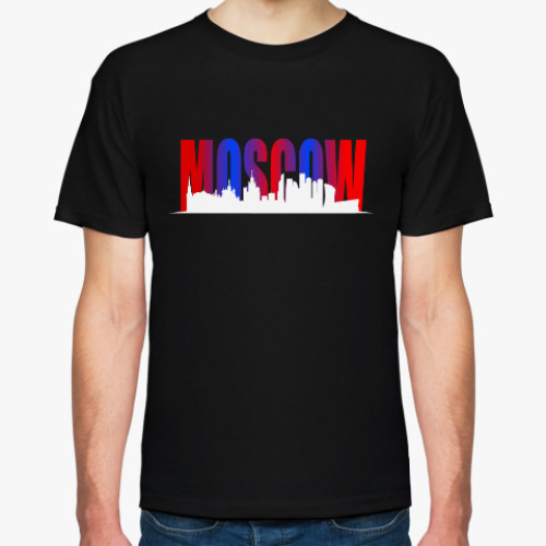 Футболка с принтом Moscow