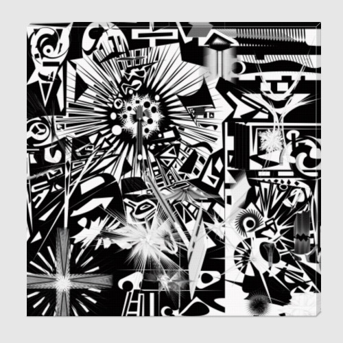 Холст с принтом Анти материя