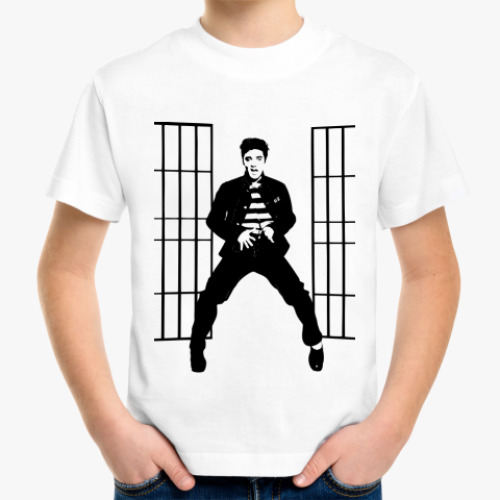 Детская футболка с принтом Elvis Kid