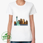 Женская футболка органик