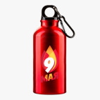 Металлическая бутылка 400 мл UV-DTF