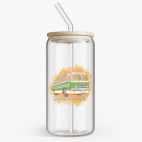 Банка с бамбуковой крышкой