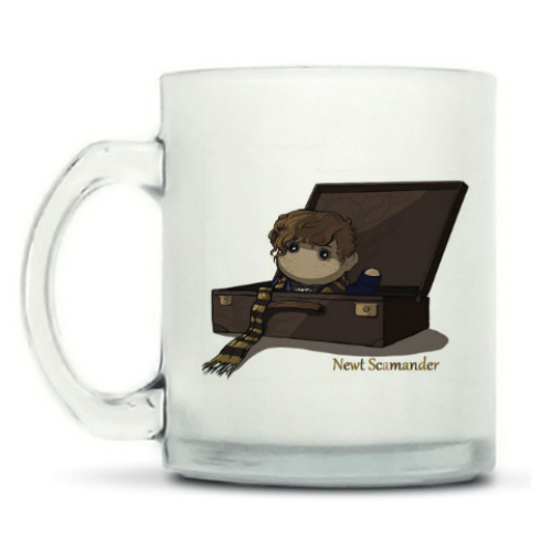 Кружка матовая с принтом Newt Scamander