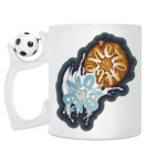 Кружка с футбольным мячиком