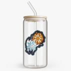 Банка с бамбуковой крышкой