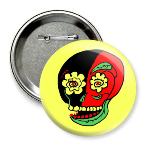 Значок 75мм с принтом Хохловера