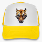 Кепка Trucker, желтая Тигр / Tiger