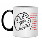 Кружка двухцветная