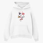 Толстовка худи оверсайз