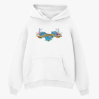 Толстовка худи оверсайз