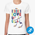 Женская спортивная футболка