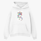 Толстовка худи оверсайз