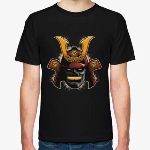 Футболка с принтом Маска Самурая