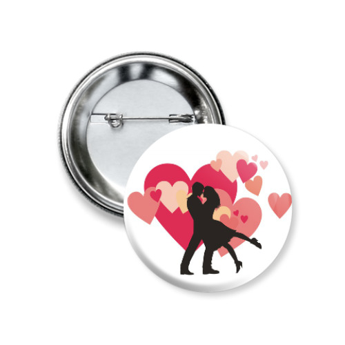 Значок 37мм Loving people