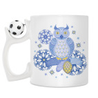 Кружка с футбольным мячиком