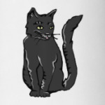 кот улыбается