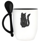 Кружка с ложкой