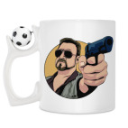Кружка с футбольным мячиком