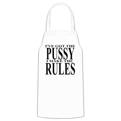 Фартук с принтом  RULES