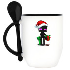 Кружка с ложкой