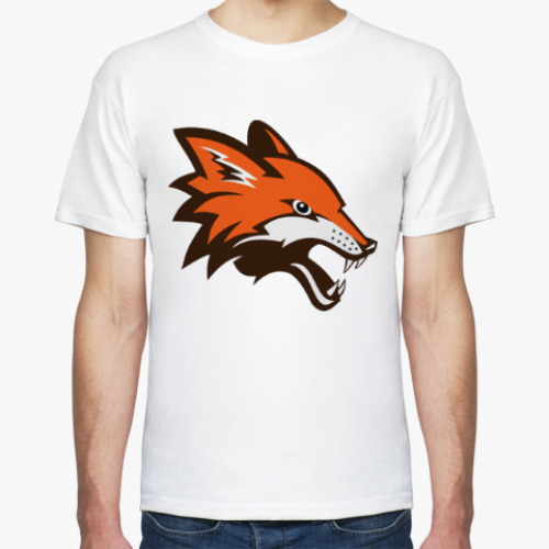 Футболка с принтом Голодный Хищник