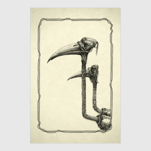 Постер с принтом Waiting