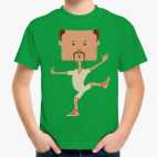 Смешной нарисованный каратист