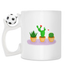 Кружка с футбольным мячиком