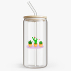 Банка с бамбуковой крышкой