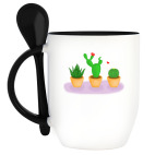 Кружка с ложкой