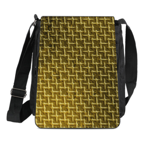 Сумка-планшет с принтом Текстура