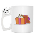 Кружка с футбольным мячиком