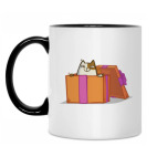 Кружка двухцветная