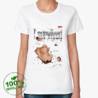 Женская футболка органик