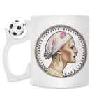 Кружка с футбольным мячиком