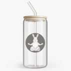 Банка с бамбуковой крышкой