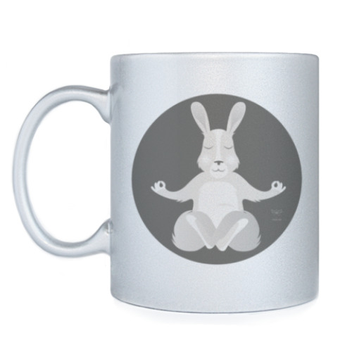 Кружка с принтом Animal Zen: R is for Rabbit