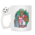 Кружка с футбольным мячиком