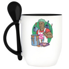 Кружка с ложкой