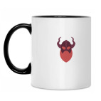 Кружка двухцветная