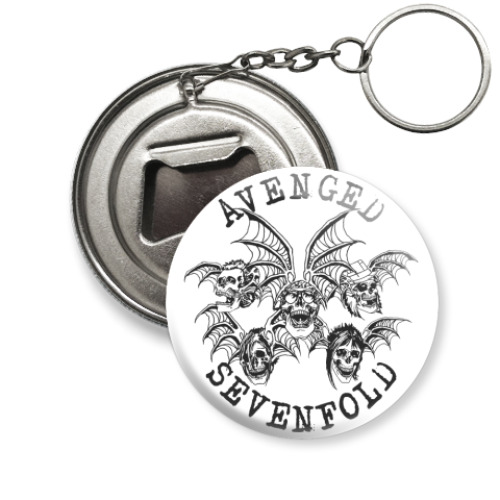 Брелок-открывашка с принтом  Avenged Sevenfold