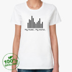 Женская футболка органик