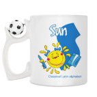 Кружка с футбольным мячиком