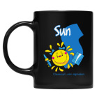 Кружка цветная UV-DTF