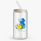 Банка с бамбуковой крышкой