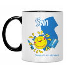 Кружка двухцветная