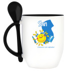 Кружка с ложкой