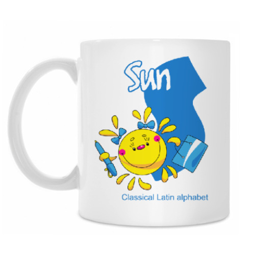 Кружка с принтом Буква S