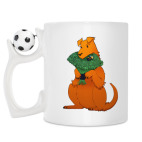 Кружка с футбольным мячиком